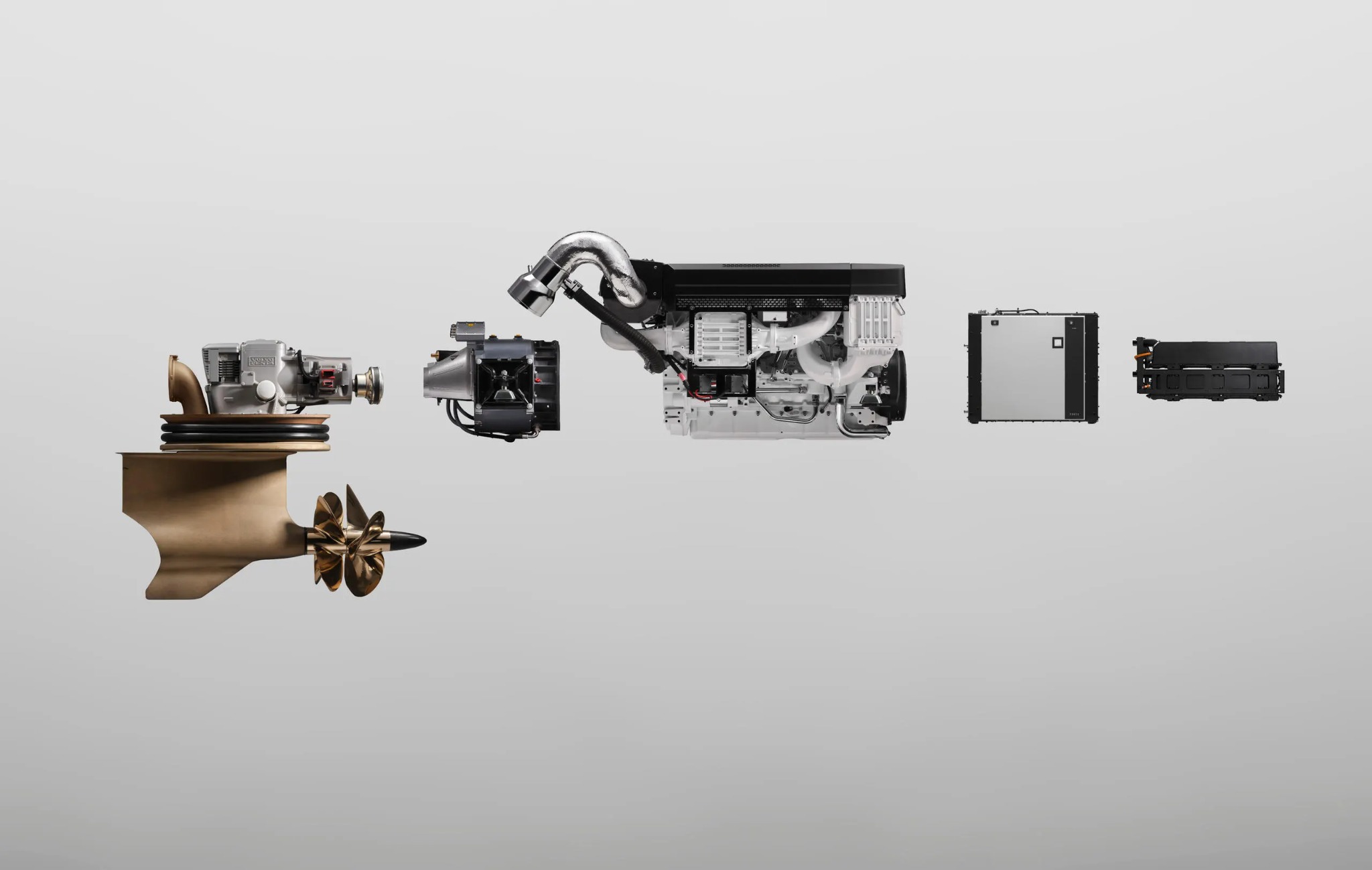 Ensemble de propulsion hybride Volvo Penta